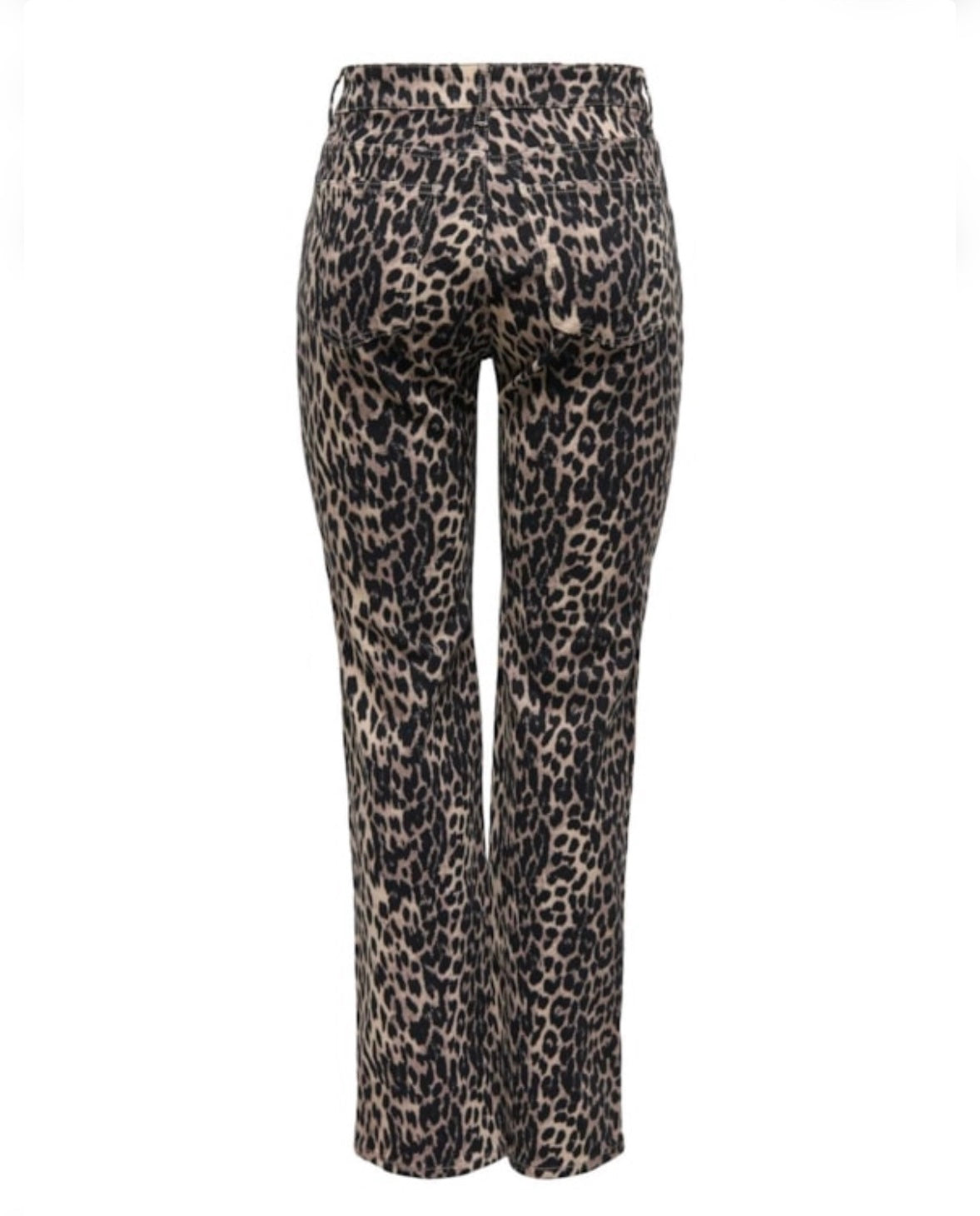 ONLY - EMILY-ANLIE HW PANT - BLACK/LEO