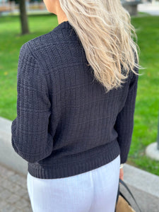 JDY - JANNE 3/4 CARDIGAN- BLACK