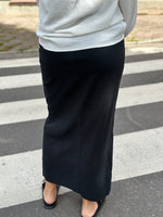 Ladda upp bild till gallerivisning, JDY - ULRIKKE MW MIDI SLIT SKIRT - SKY CAPTAIN/PINSTRIPE
