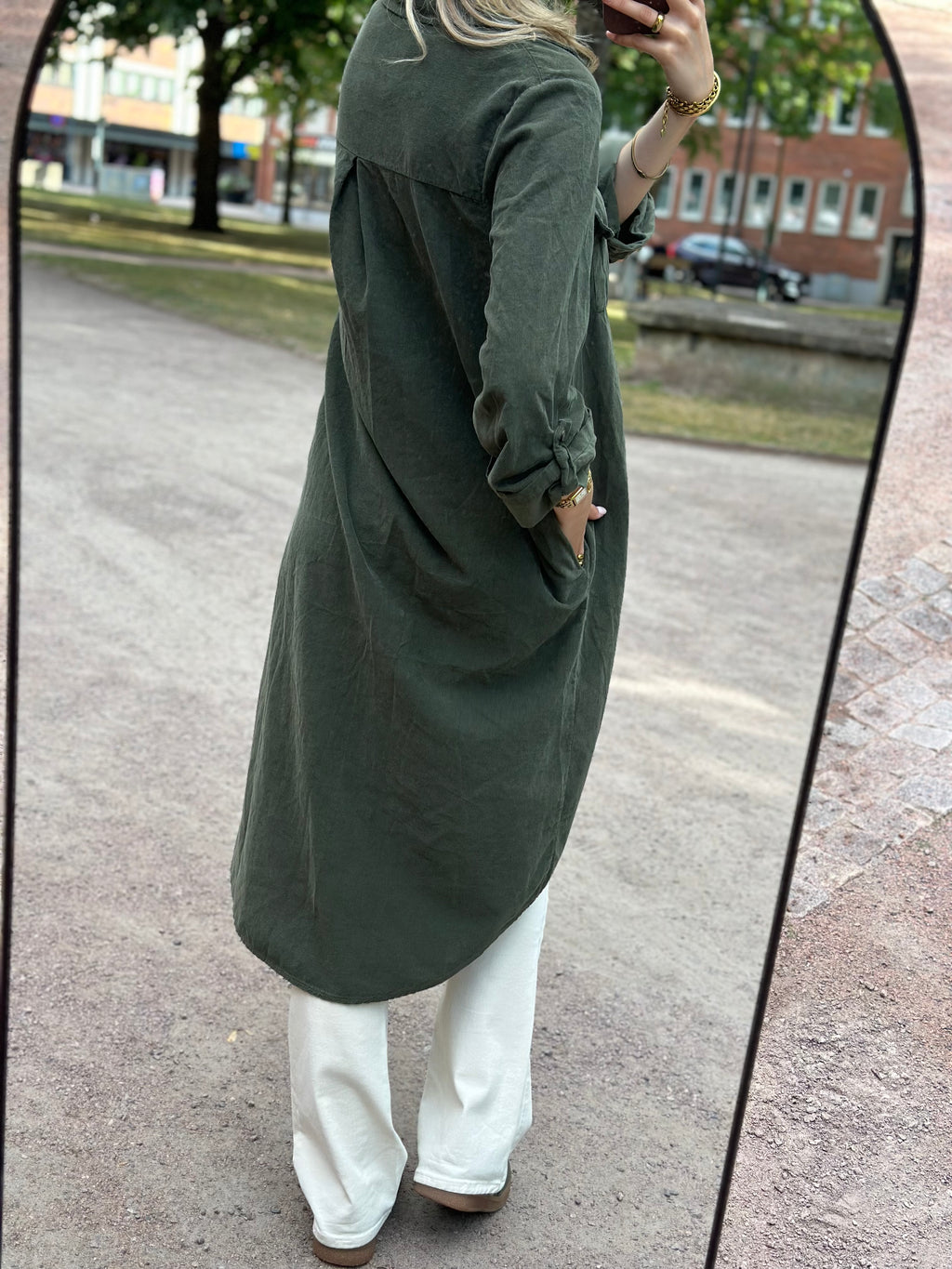 JÖRLEVIK - MANCHESTER KLÄNNING - GREEN