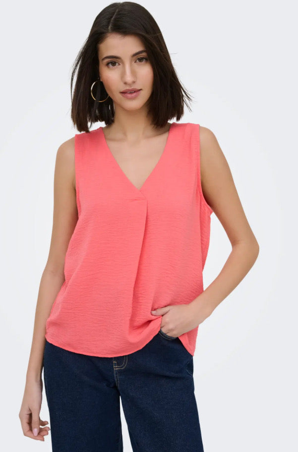 JDY - DIVYA LIFE S/L TOP DIA - COLYPSO CORAL