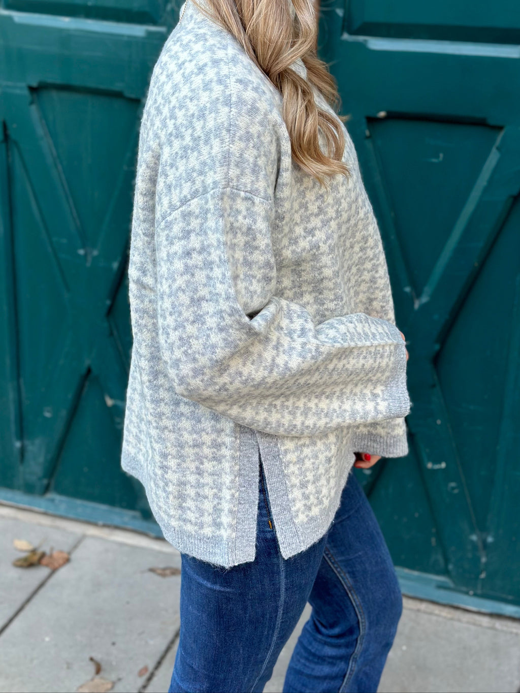 VERO MODA - COMO LS FUNNELNECK PULLOVER - LIGHT GREY MELANGE/ BIRCH