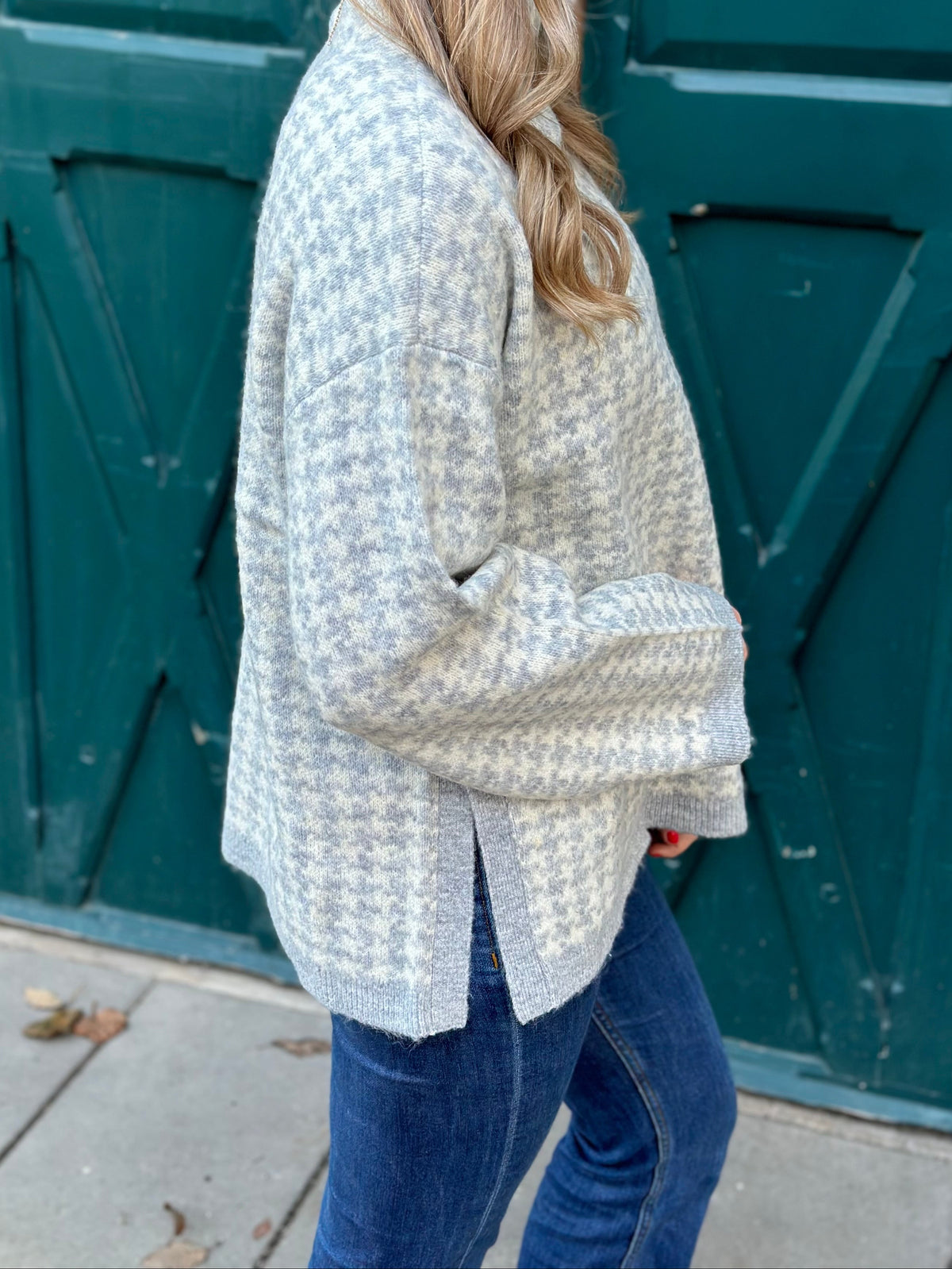 VERO MODA - COMO LS FUNNELNECK PULLOVER - LIGHT GREY MELANGE/ BIRCH
