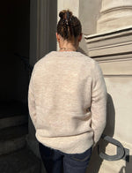 Ladda upp bild till gallerivisning, SELECTED FEMME - LULU LS KNIT O-NECK - BIRCH/MELANGE
