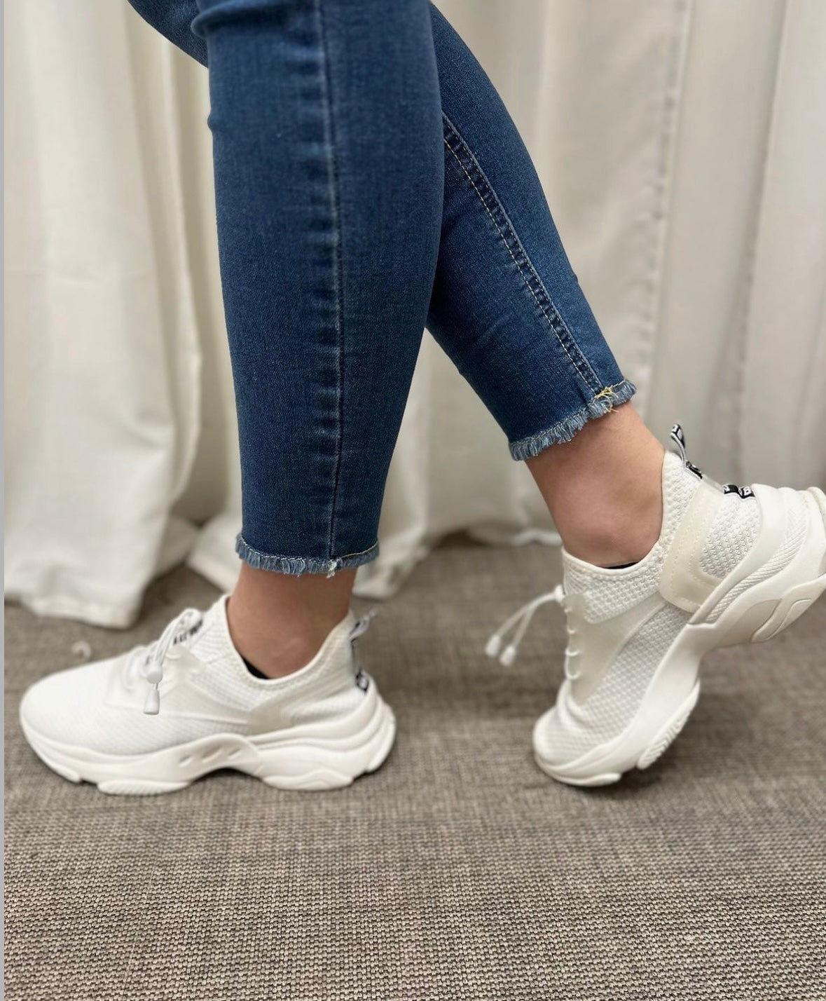 ONLY - BLUSH MID SK ANK RW DNM REA1319 - MEDIUM BLUE DENIM