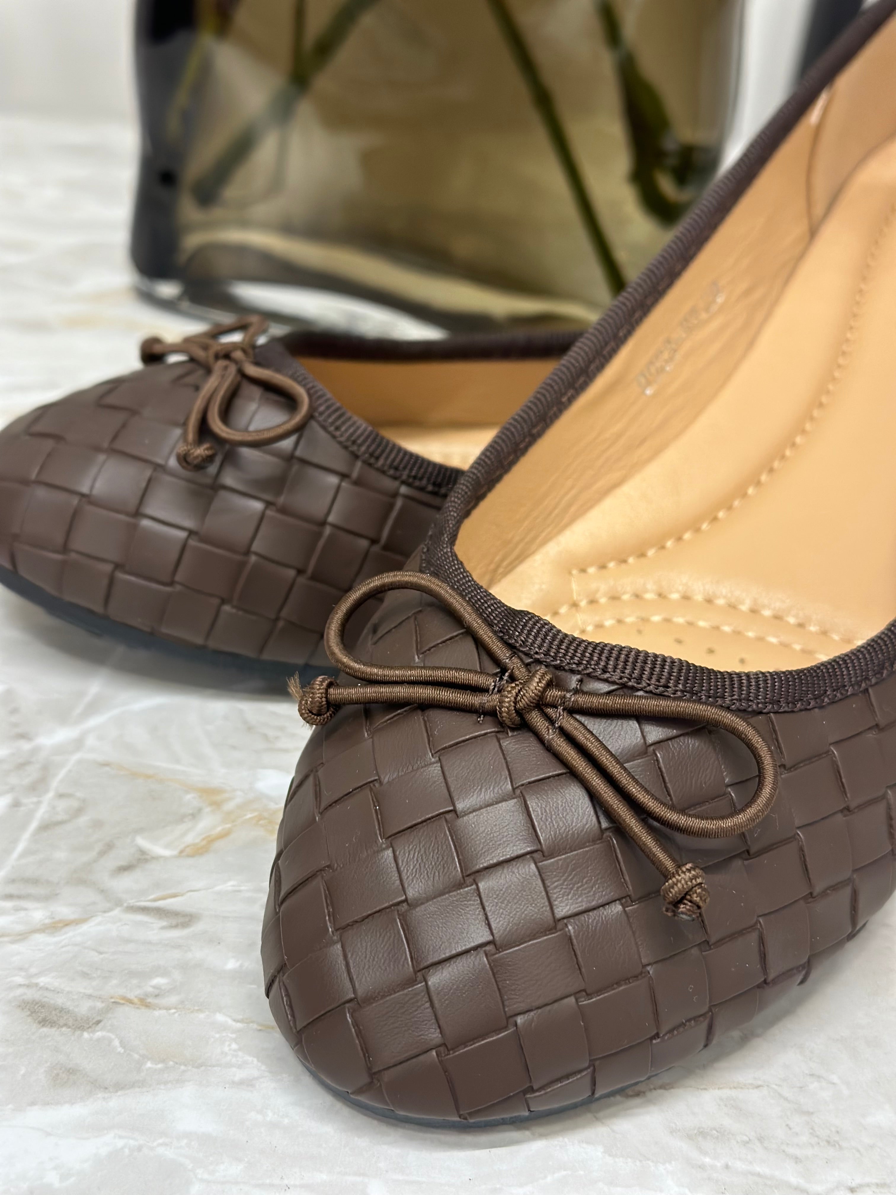 MARTA - MILLEY BALLERINASHOES 9988-98 - BROWN