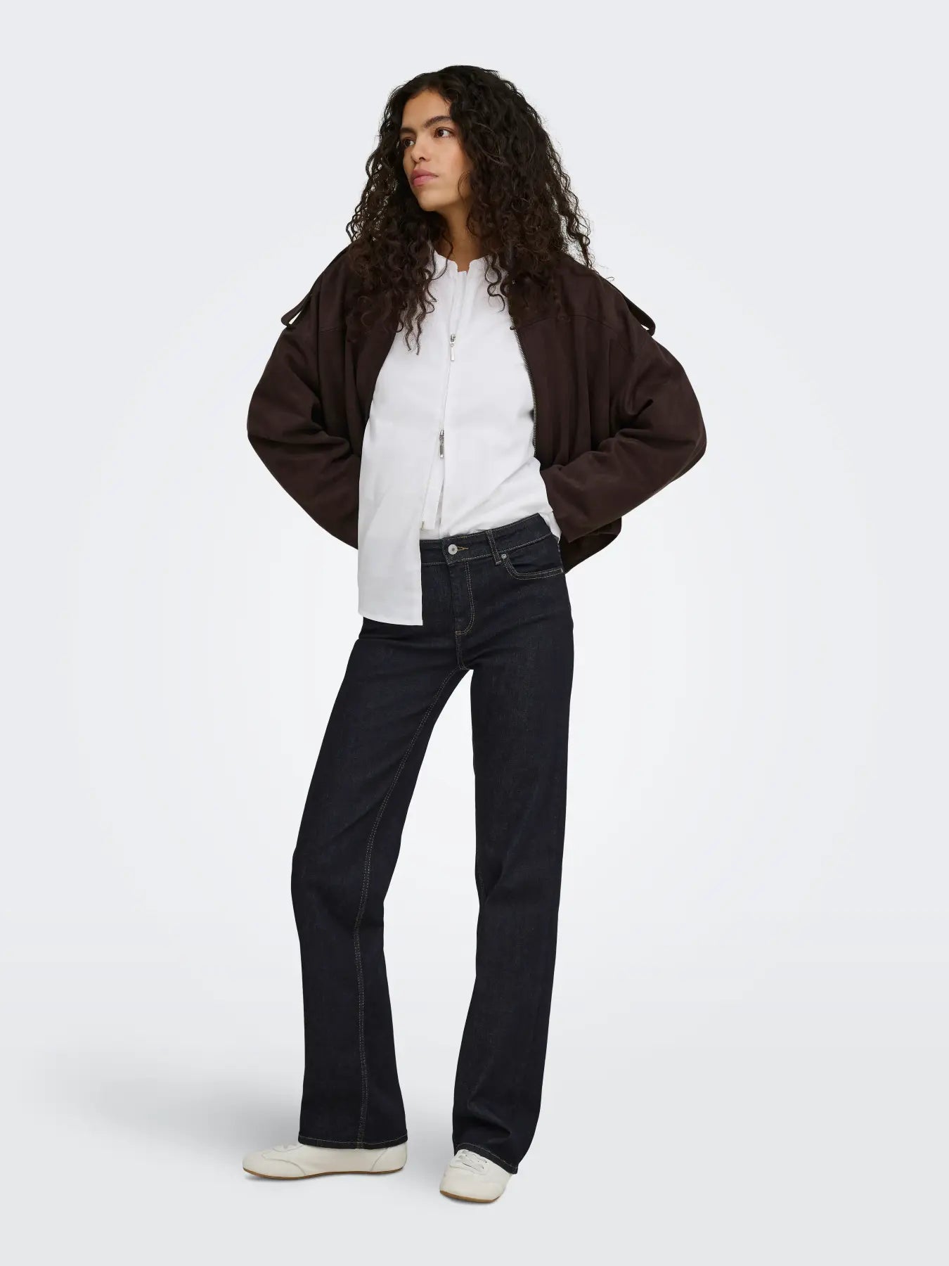 ONLY - BLUSH MID STRAIGHT DNM 15353144 - DARK BLUE DENIM RINSE