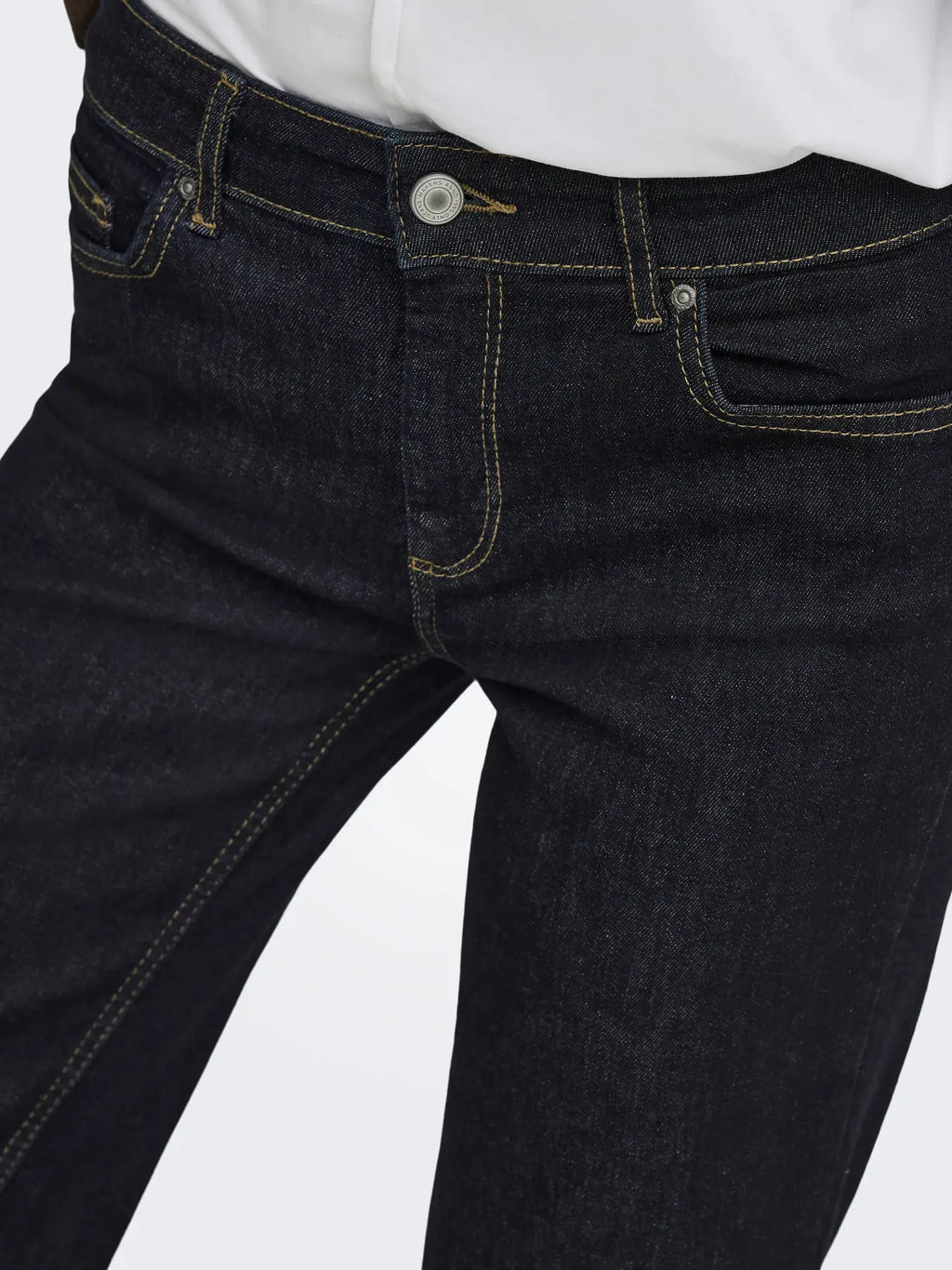 ONLY - BLUSH MID STRAIGHT DNM 15353144 - DARK BLUE DENIM RINSE