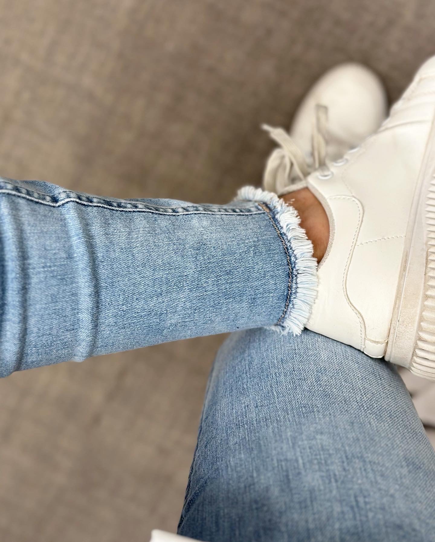 ONLY - BLUSH MID SK AK RW DNM - MEDIUM BLUE DENIM