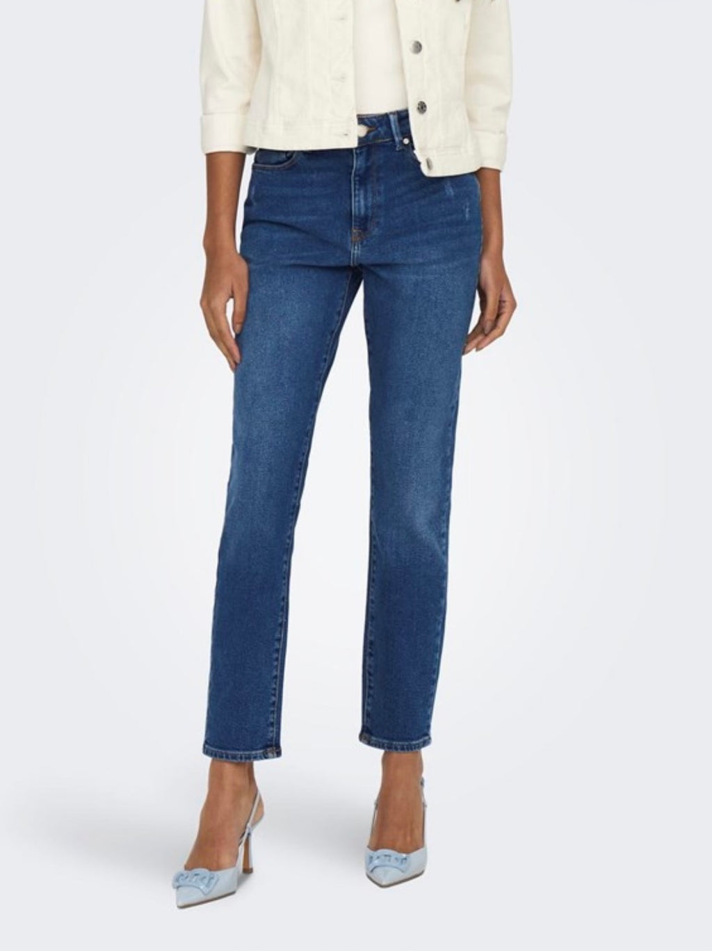 ONLY - EMILY STRETCH LIFE HW - MEDIUM BLUE DENIM