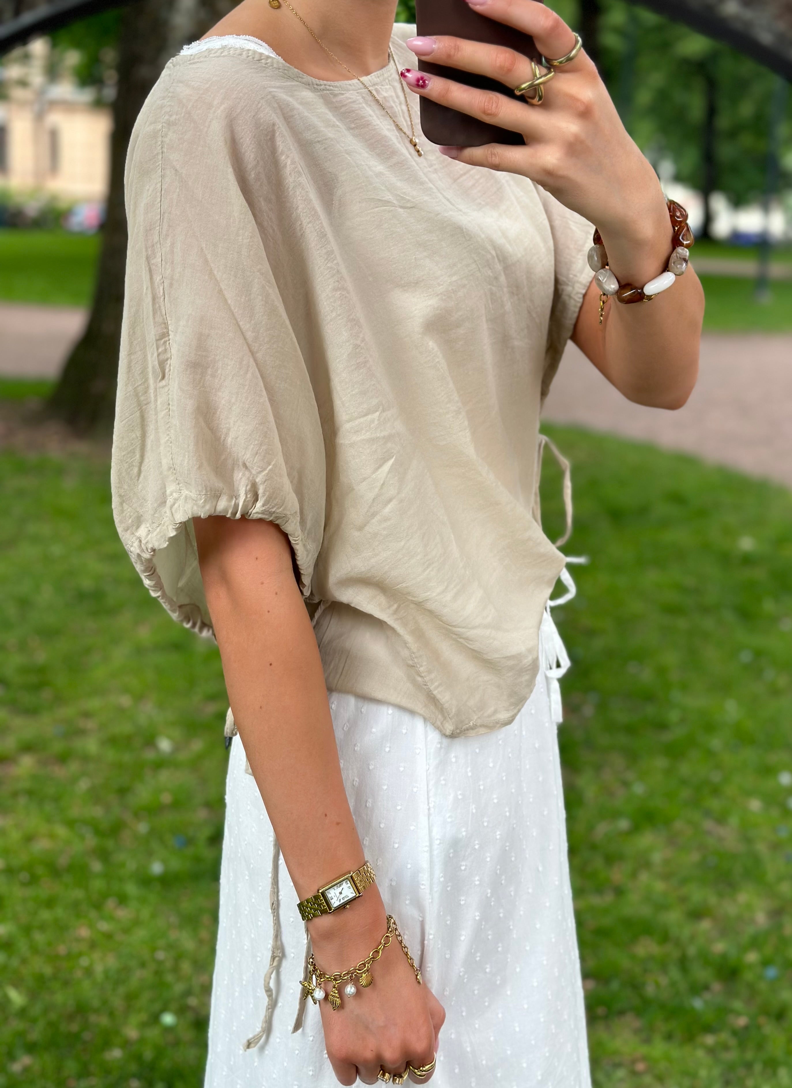 MARTA - ANNALISE BLOUSE 2383 - CASHMERE