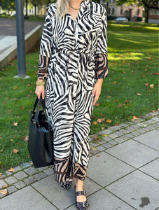 GEMINI - KLÄNNING - ZEBRA