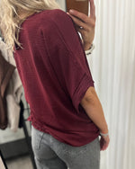 Ladda upp bild till gallerivisning, COSY HOUSE - BLUS - VINRÖD
