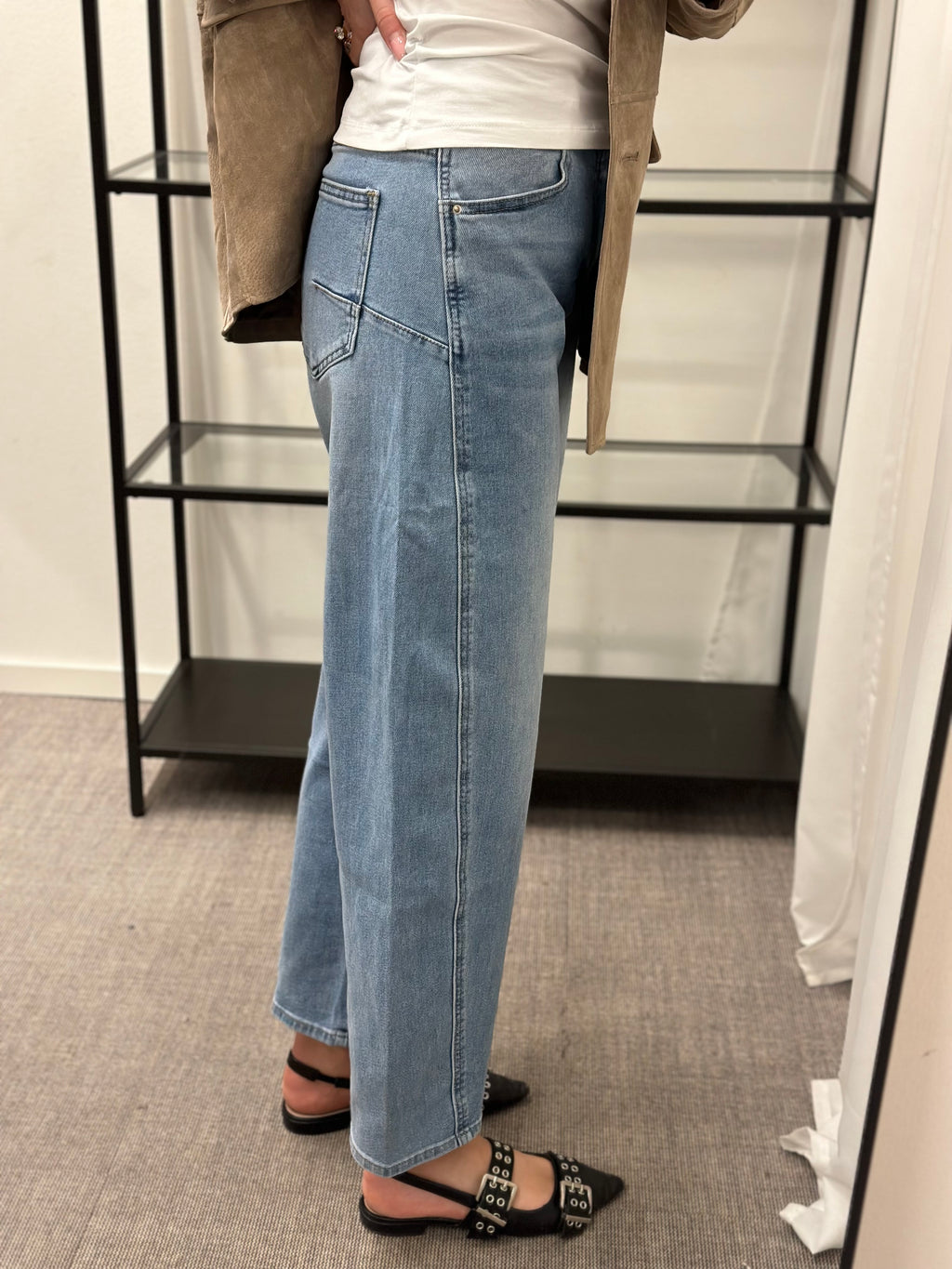 COSY HOUSE - BARREL JEANS Y6776V# - LJUSBLÅ