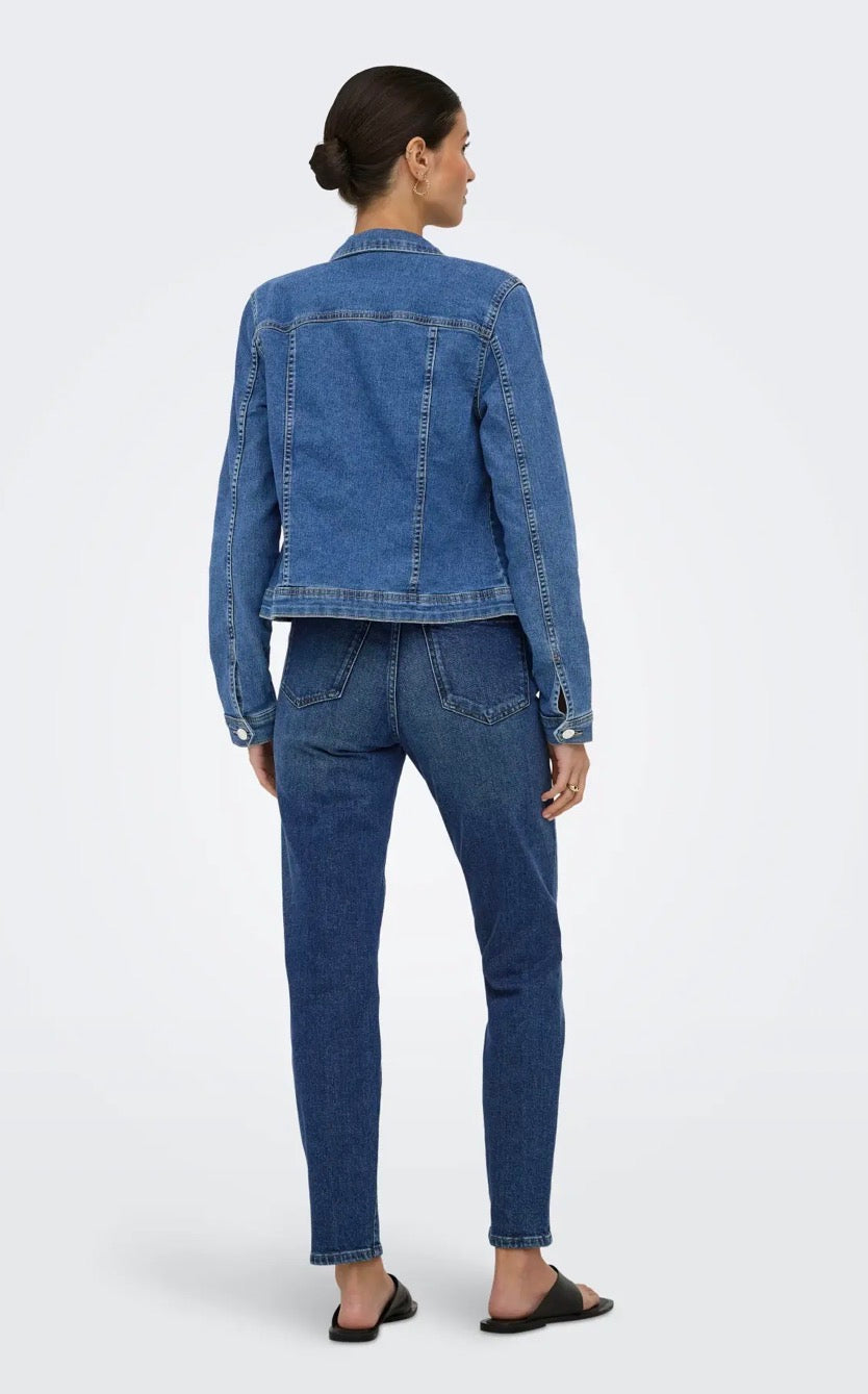 ONLY - EMILY STRETCH HW 1536560 - DARK BLUE DENIM