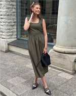Ladda upp bild till gallerivisning, SOAKED - SIMONE PHOEBE DRESS - GRAPE LEAF
