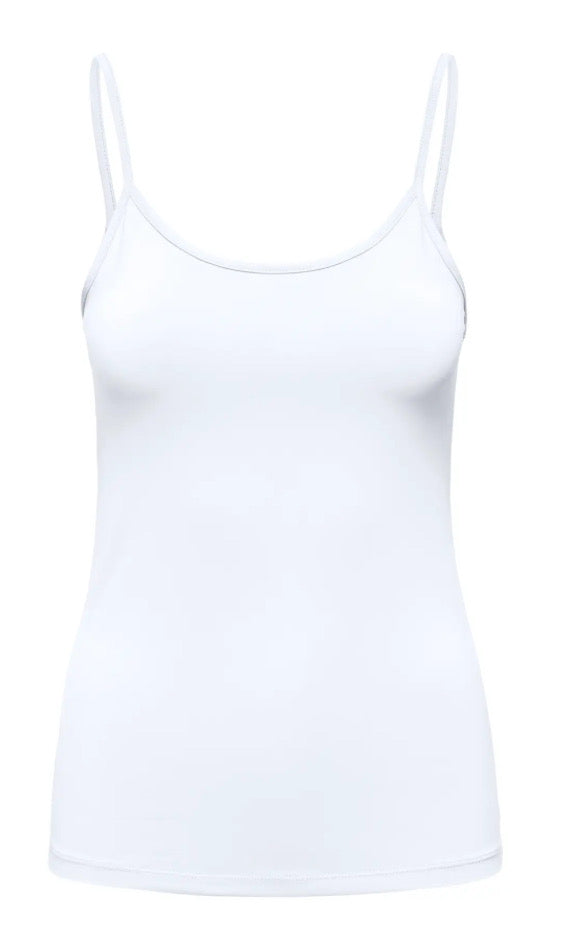 ONLY - LEA S/L NEW SINGLET - BRIGHT WHITE