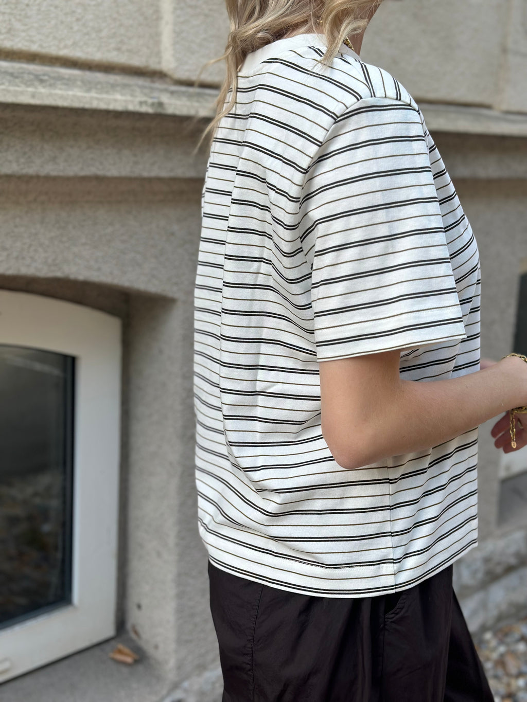 SELECTED FEMME - ESSENTIAL SS BOXY TEE -DELICIOSO MULTI STRIPES