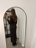 Ladda upp bild till gallerivisning, ONLY - ASTA LS O-NECK DRESS - COFFEE BEAN/MELANGE
