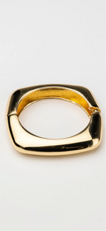 Ladda upp bild till gallerivisning, BOW19DETAILS - SQUARE BRACELET- GULD
