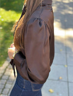 Ladda upp bild till gallerivisning, VEROMODA - NINI CIA LS TOP - CHOCOLATE TORTE
