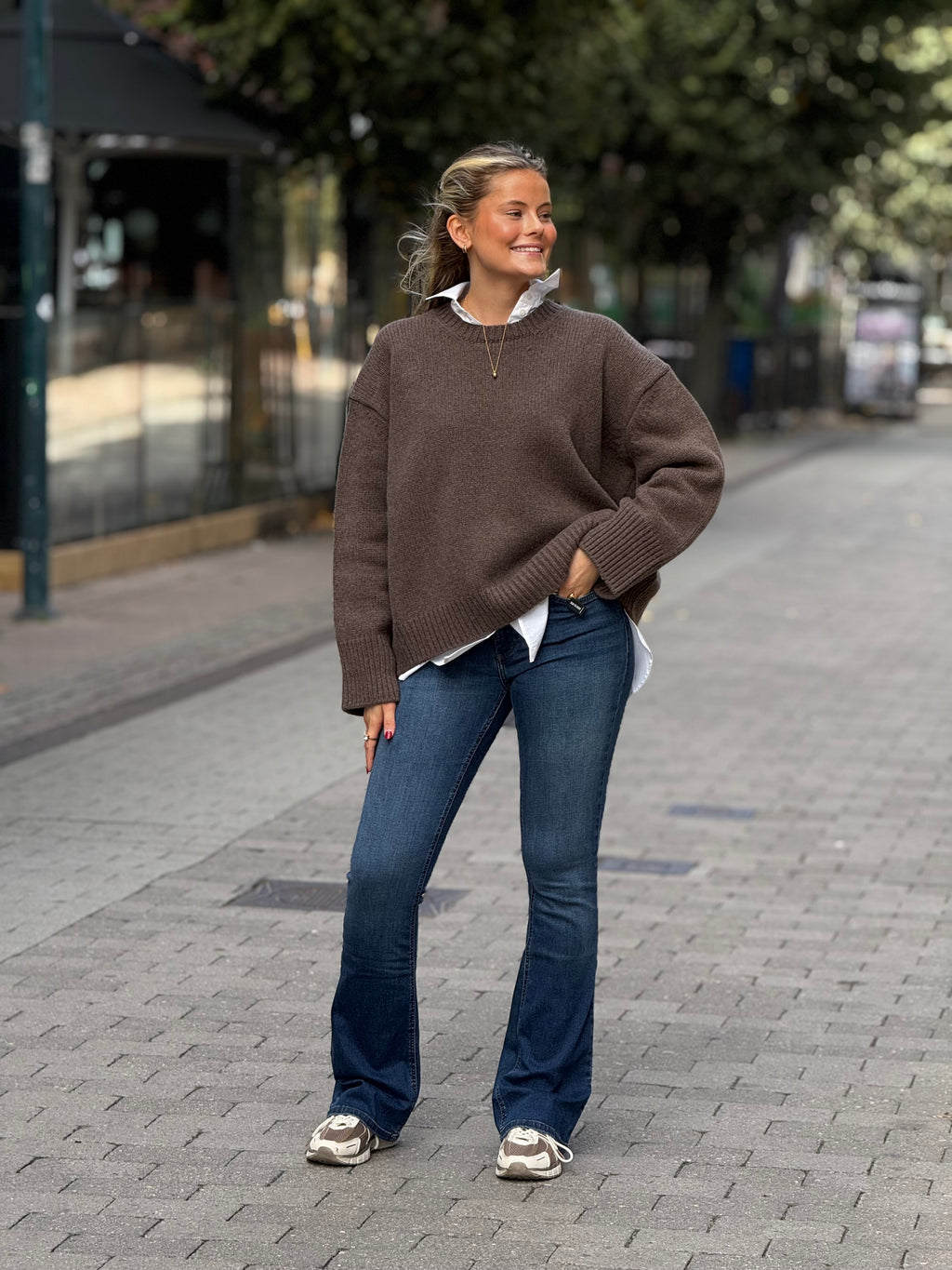 LEVETÉ ROOM - PERLE KNIT 301702 - BROWN