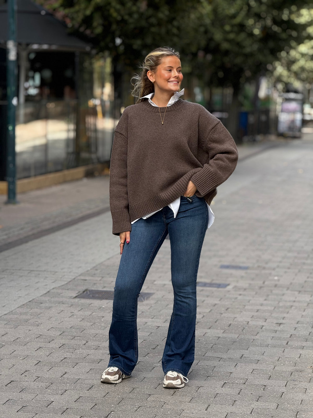 LEVETÉ ROOM - PERLE KNIT 301702 - BROWN