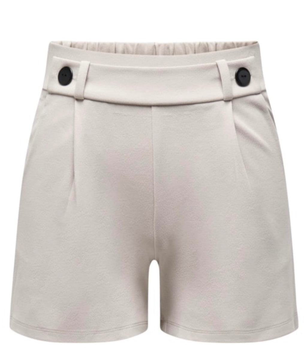 JDY - GEGGO SHORTS - CHATEAU GRAY/BLACK BUTT