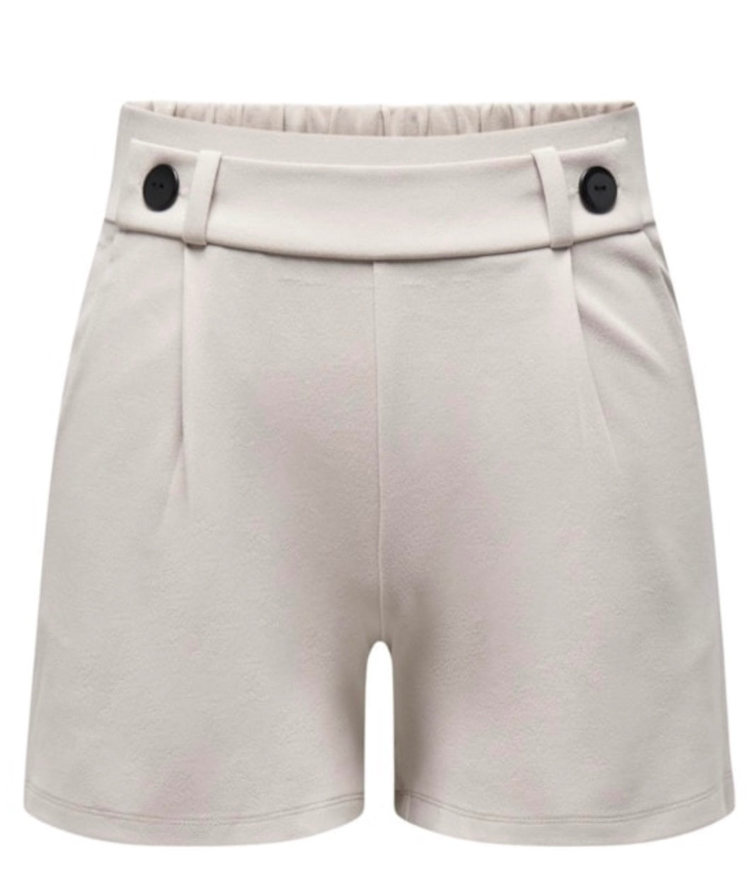 JDY - GEGGO SHORTS - CHATEAU GRAY/BLACK BUTT