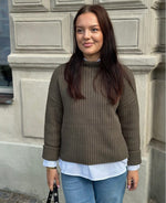 Ladda upp bild till gallerivisning, SELECTED FEMME - SELMA LS KNIT PULLOVER - KALAMATA
