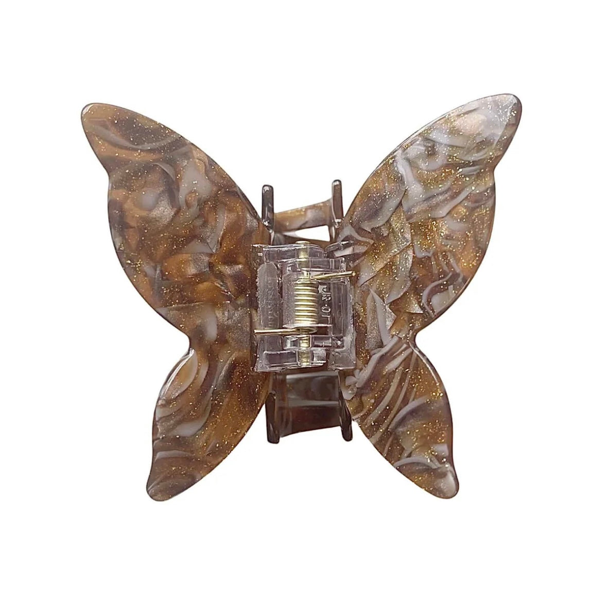 STELLA DETAILS - LARGE BUTTERFLY CLIP 6,5 CM - SPARKLING HAZEL