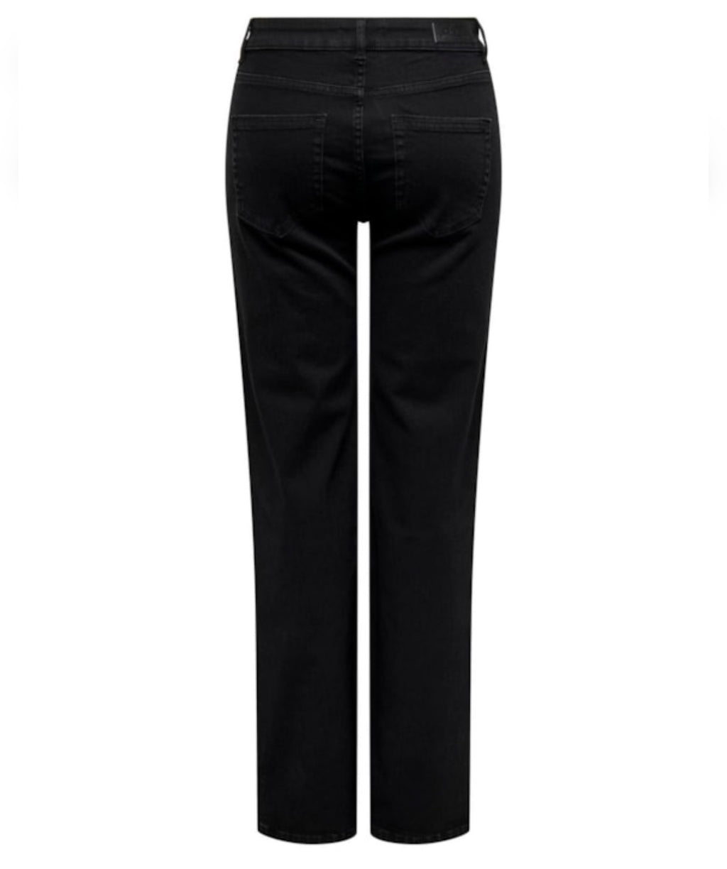 ONLY - BLUSH MID STRAIGHT DNM - DENIM BLACK