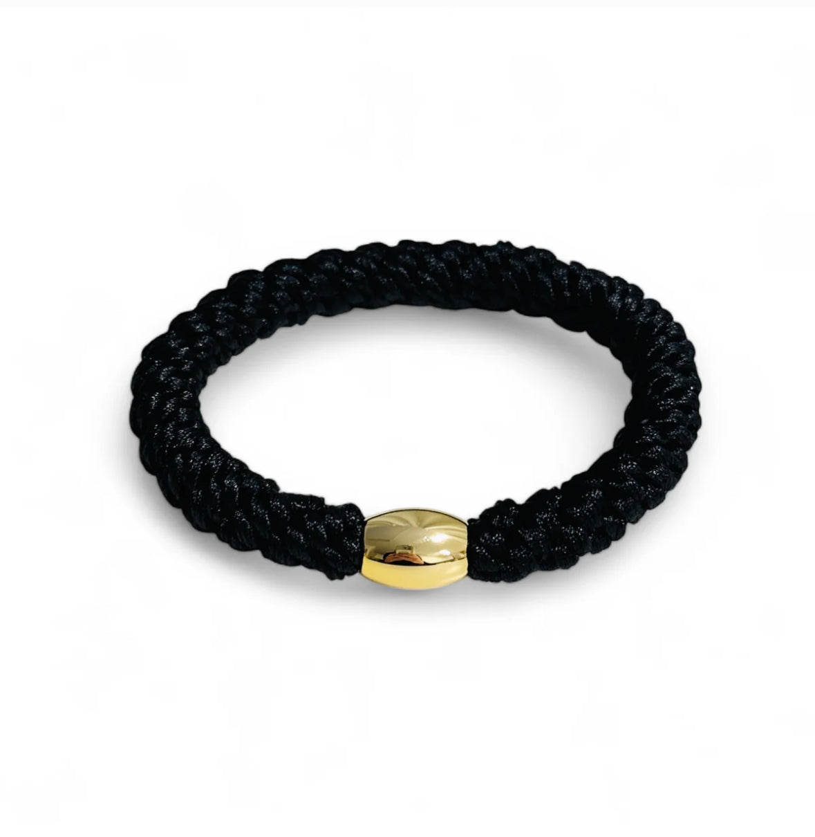 STELLA DETAILS - MIKA HAIR TIE - BLACK GOLD PEARL