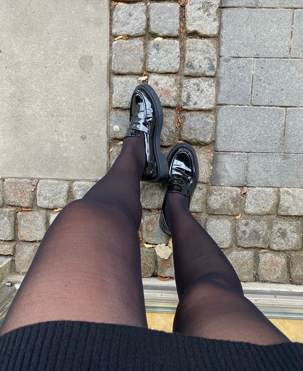 PIECES - SHAPER 20 DEN TIGHTS - BLACK