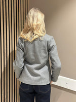 Ladda upp bild till gallerivisning, ONLY - LAUGUSTA BELTED WRAP COAT - MEDIUM GREY MELANGE
