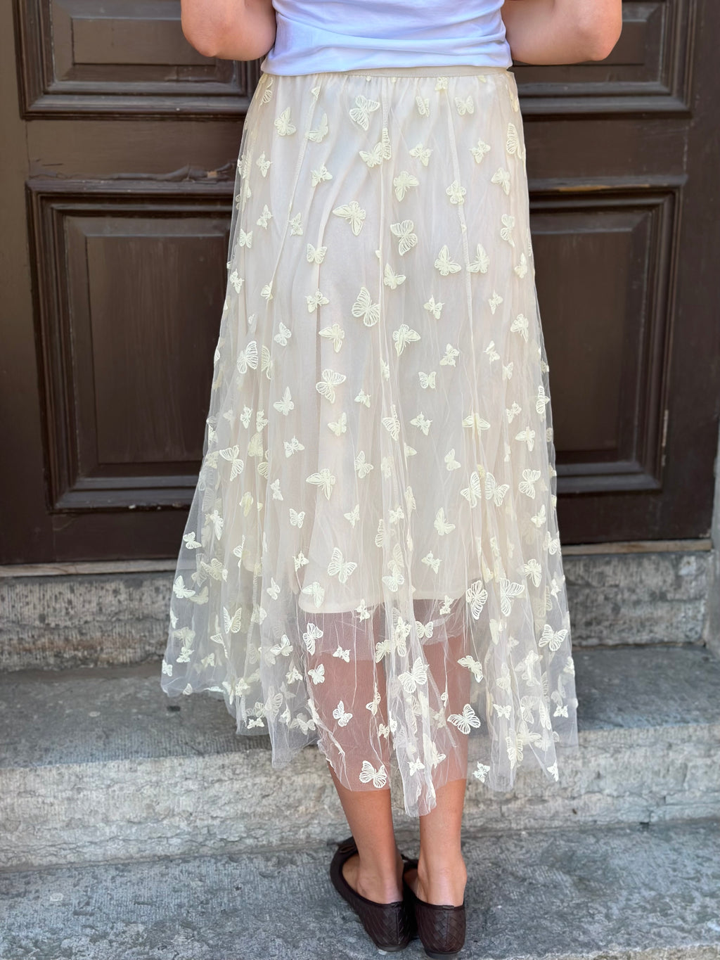 JÖRLEVIK - BUTTERFLY SKIRT - LIGHT YELLOW