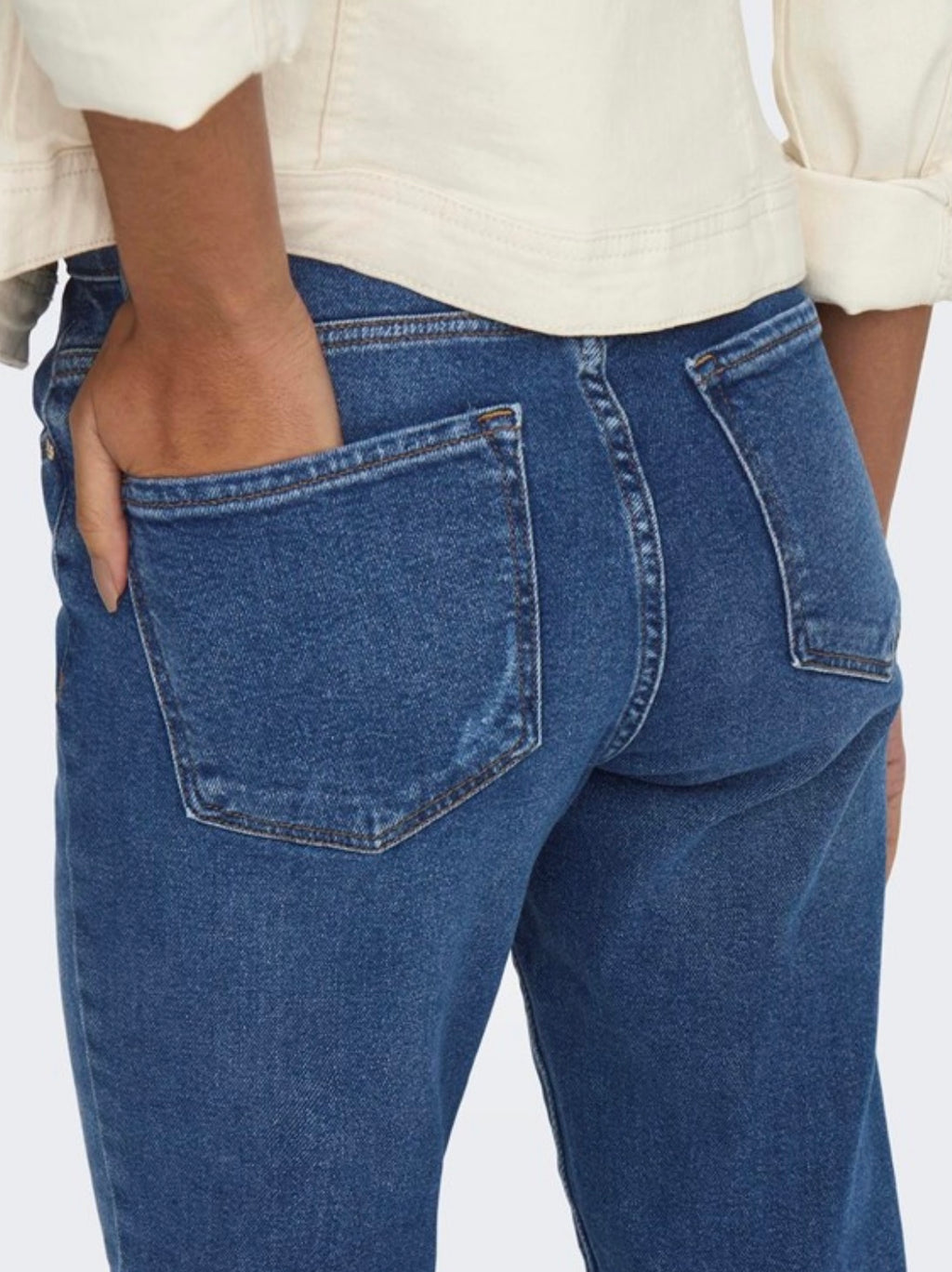 ONLY - EMILY STRETCH LIFE HW - MEDIUM BLUE DENIM