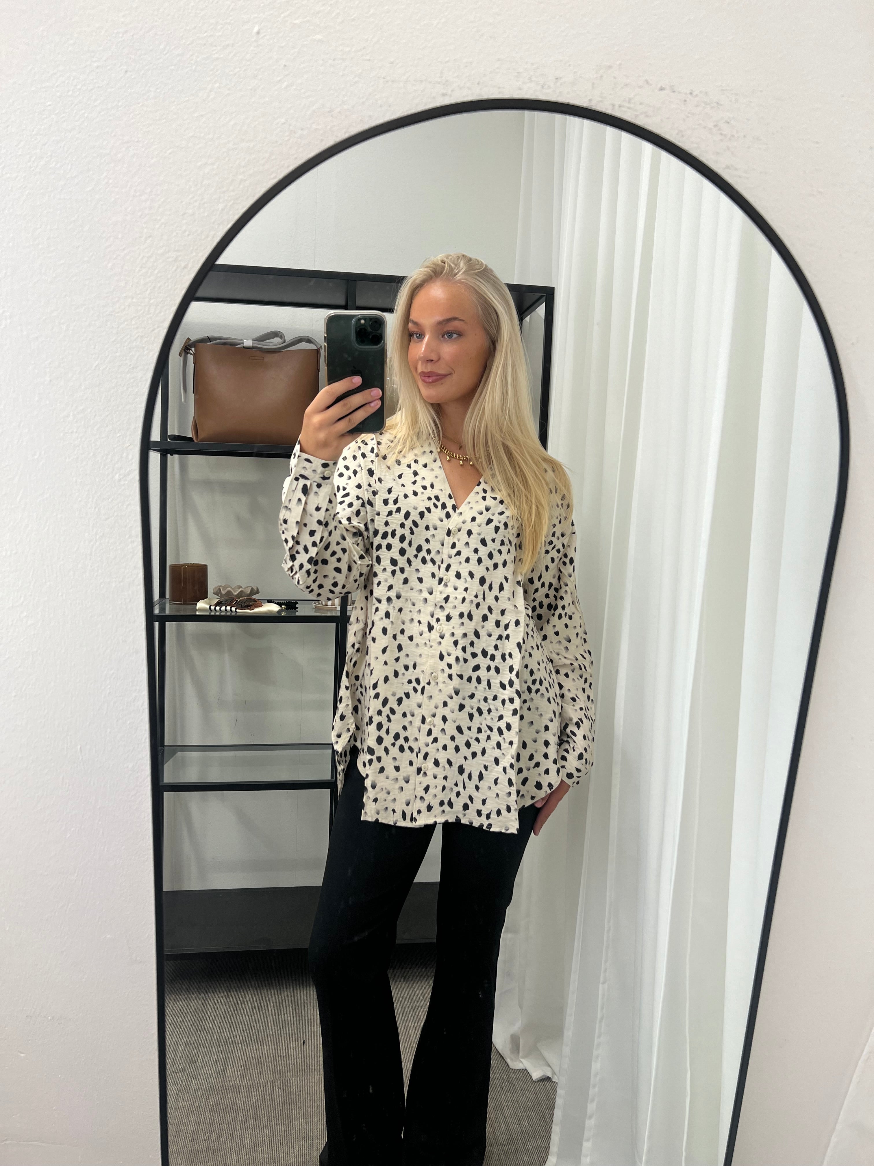 JDY - TROYA LIFE SHIRT - SILVER LINING