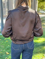 Ladda upp bild till gallerivisning, VEROMODA - NINI CIA LS TOP - CHOCOLATE TORTE
