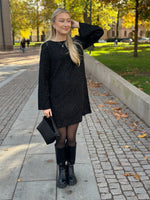 Ladda upp bild till gallerivisning, PIECES - RUTH LS DRESS - BLACK
