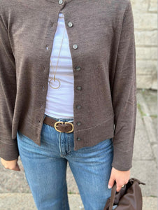 SELECTED FEMME - THEA LS KNIT MERINO CARDIGAN - DELICIOSO