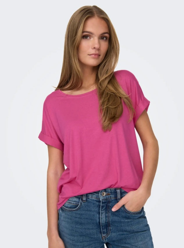 ONLY - MOSTER O-NECK TOP - GIN FIZZ