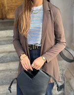 Ladda upp bild till gallerivisning, JDY - GEGGO L/S BLAZER - CHOCOLATE BROWN
