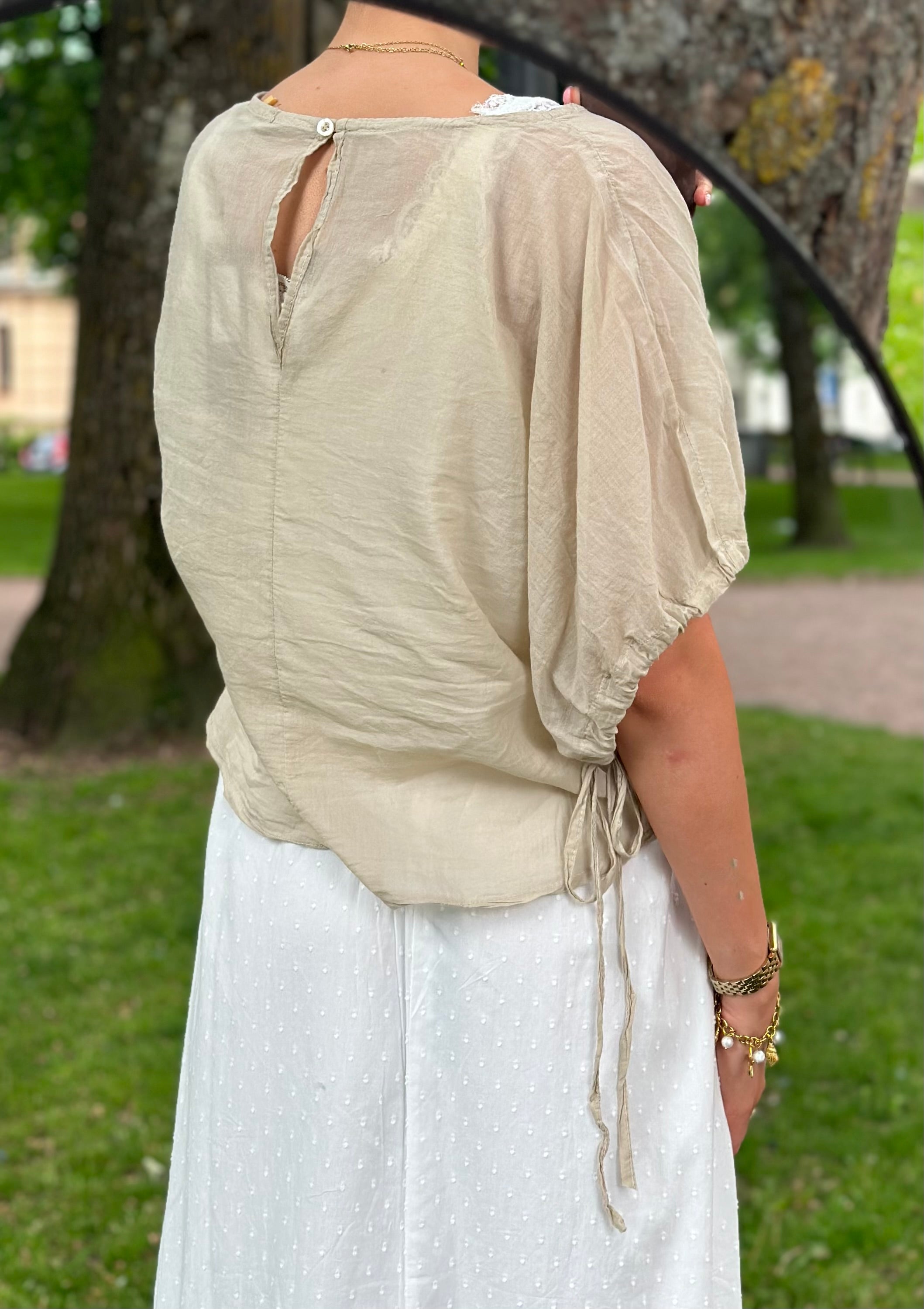 MARTA - ANNALISE BLOUSE 2383 - CASHMERE