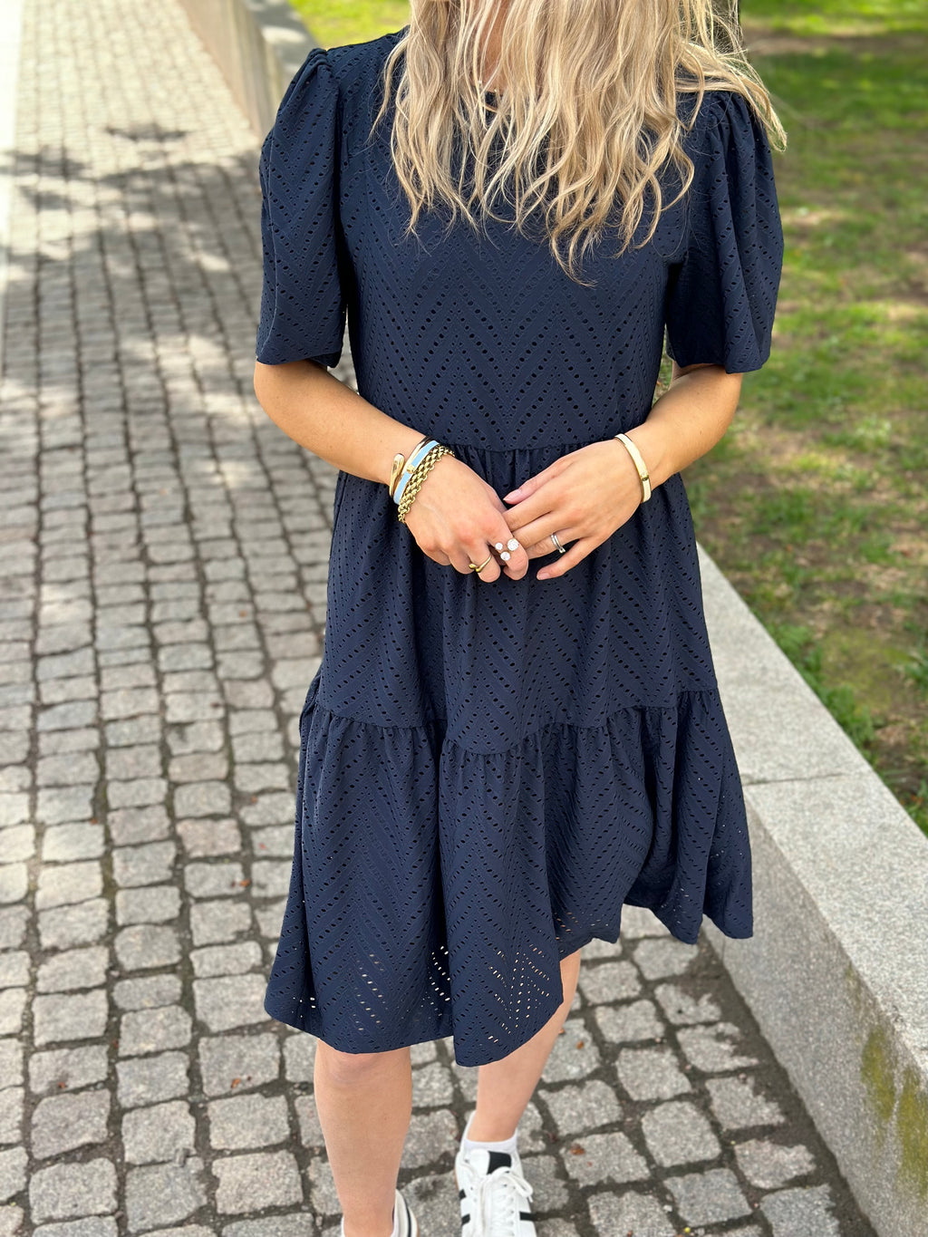 JDY - CARLA CATHINKA S/S DRESS - SKY CAPTAIN