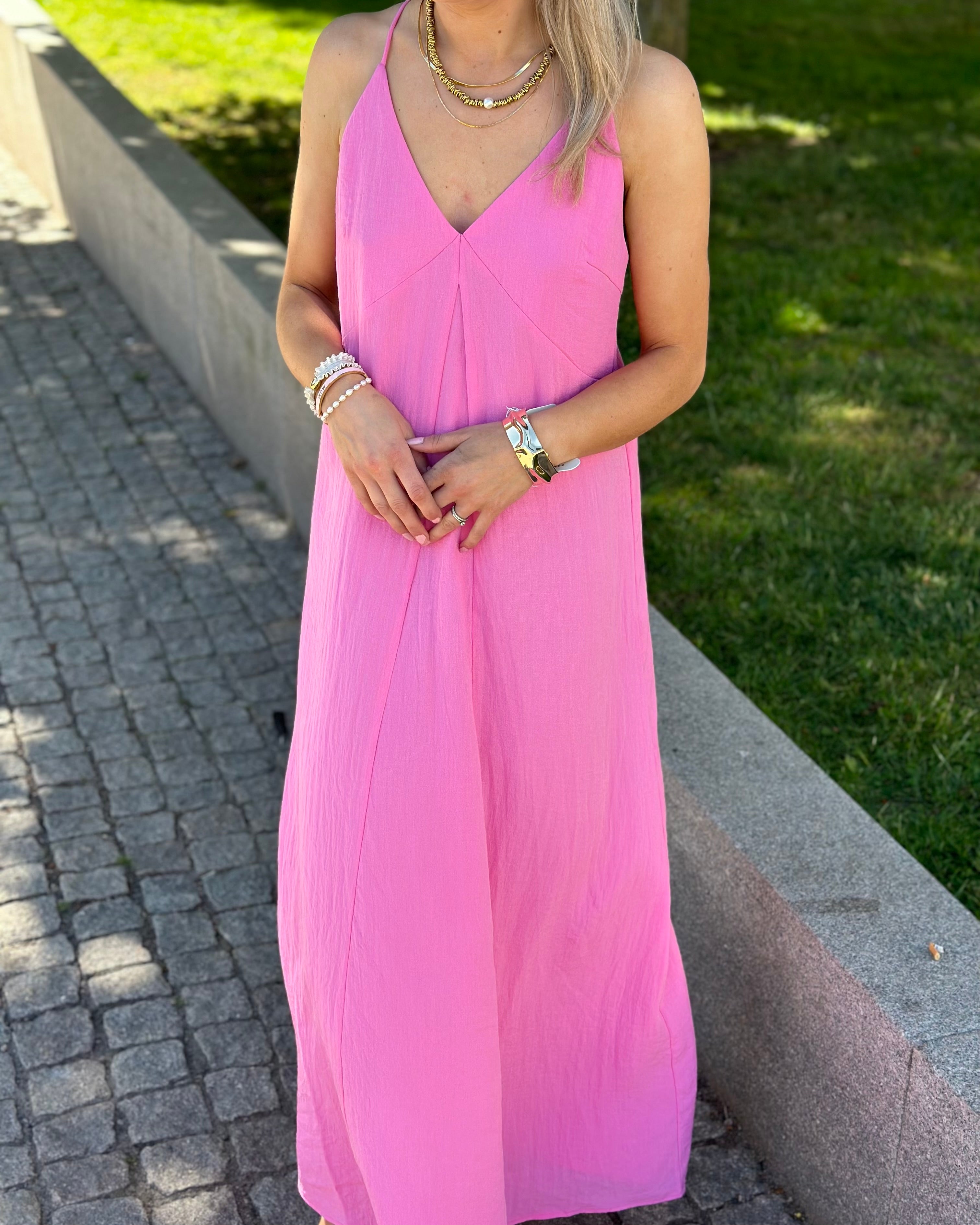 ONLY - OFELIA MAXI STRAP DRESS - WILD ORCHID