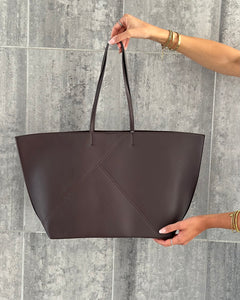 VERO MODA - ALLISON SHOPPER BAG - CHOCOLATE TORTE