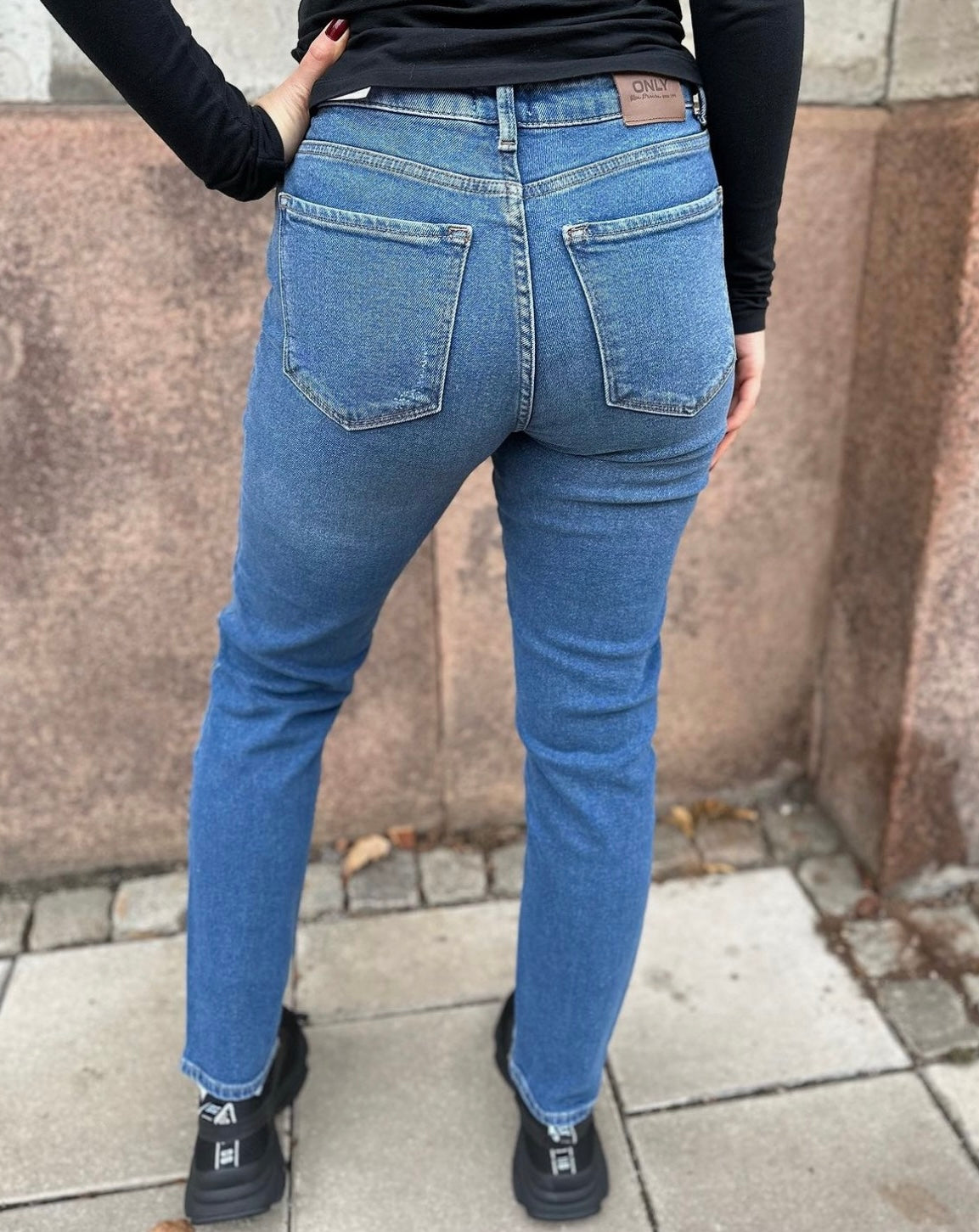 ONLY - EMILY STRETCH LIFE HW - MEDIUM BLUE DENIM