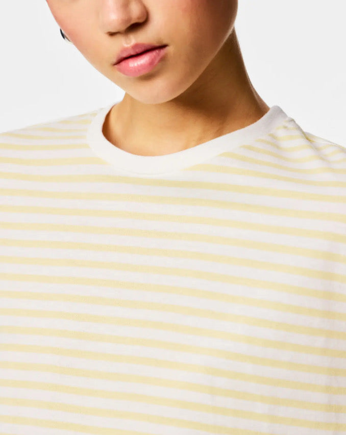 PIECES - SADIE LS TOP - BRIGHT WHITE/FRENCH VANILLA