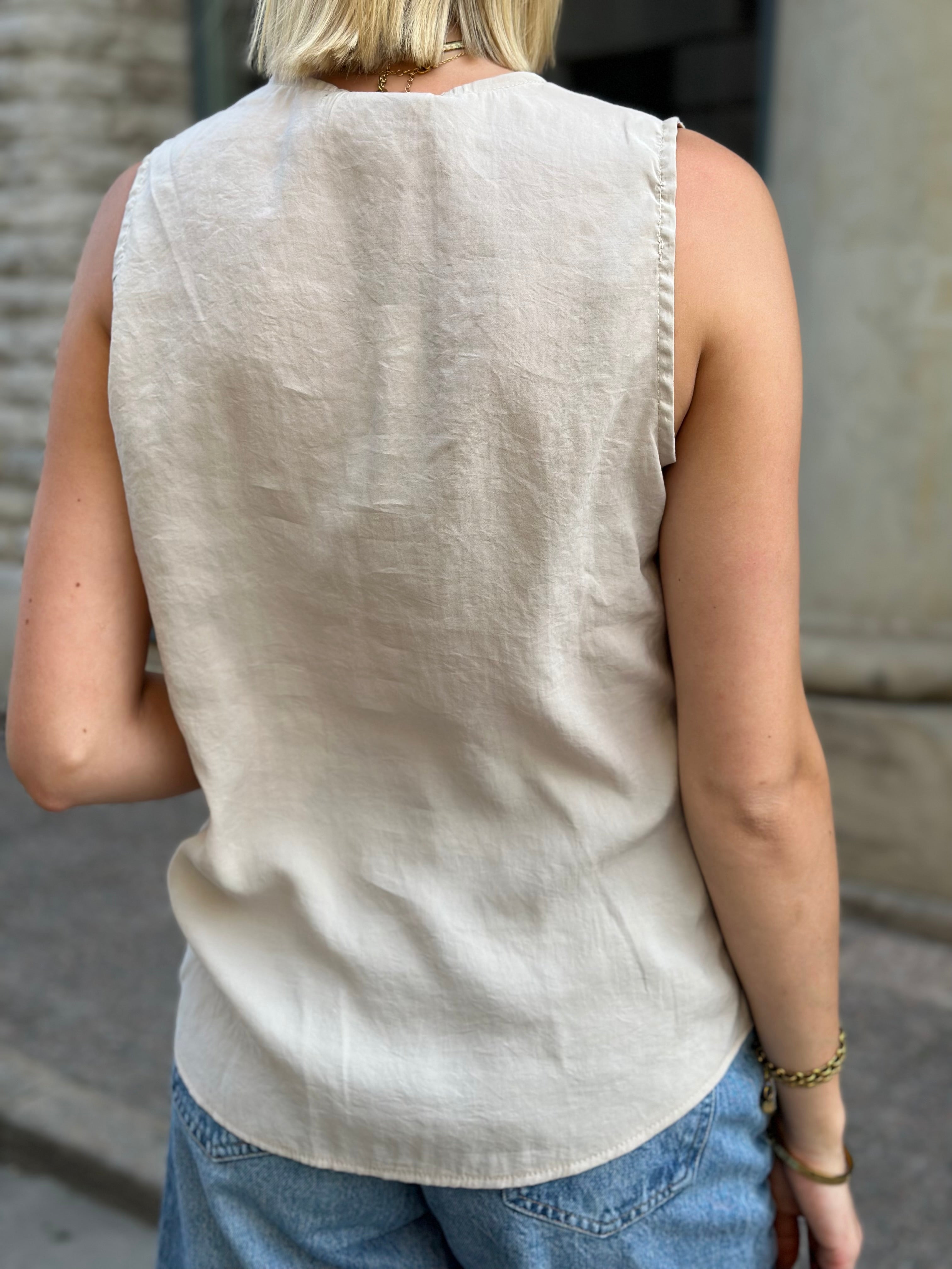 MARTA - OPALINE TOP 68332 - BEIGE